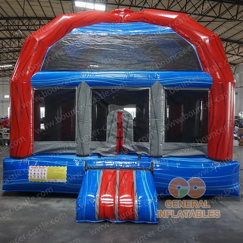  Red bounce house