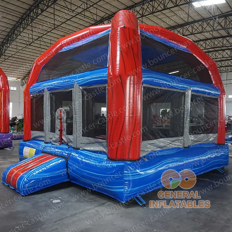  Red bounce house