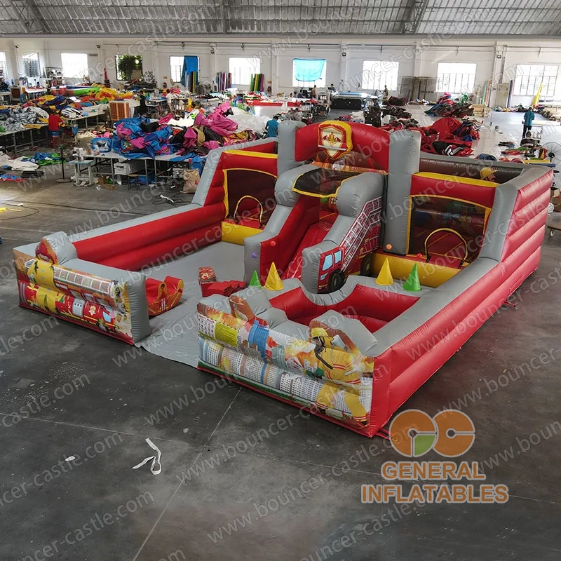  Firestation indoor playland with softplay and ball pond