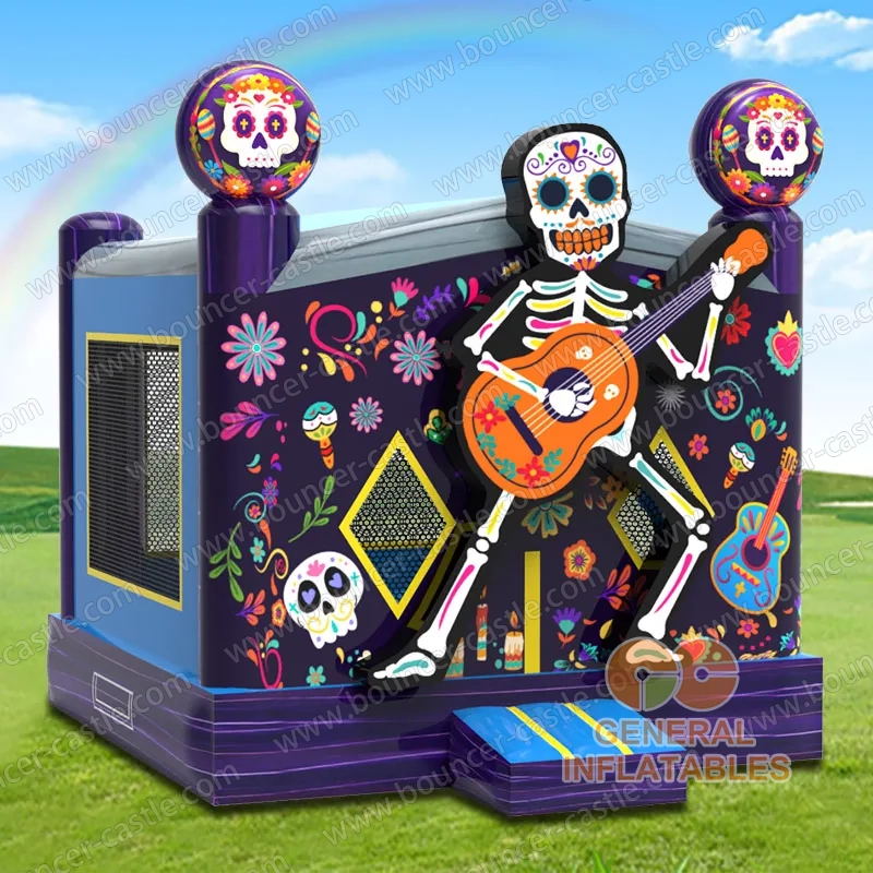 Dia de los muertos bounce house