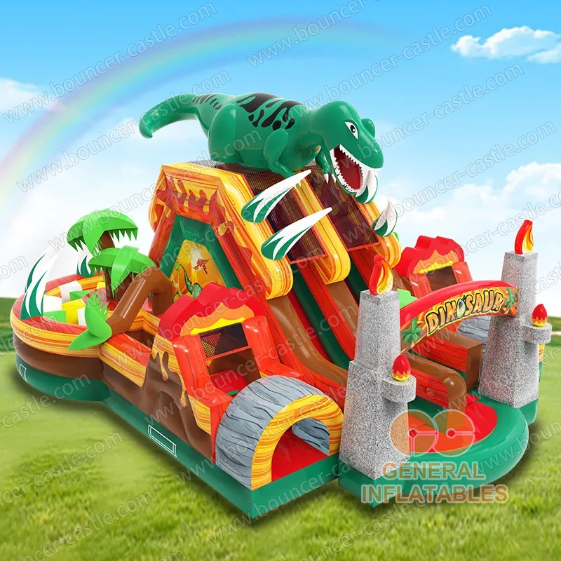 Dinosaur obstacle course