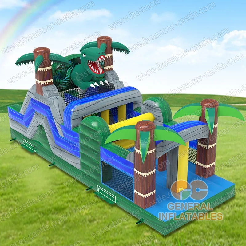 Dinosaur obstacle course