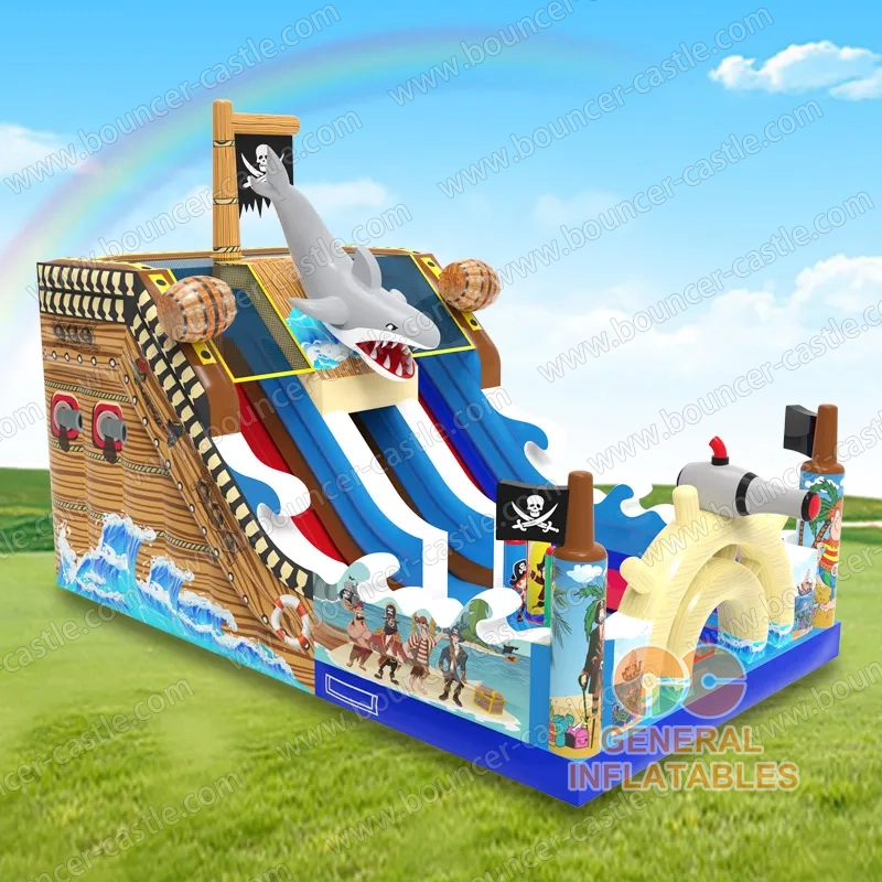 Shark Pirate Ship Slide