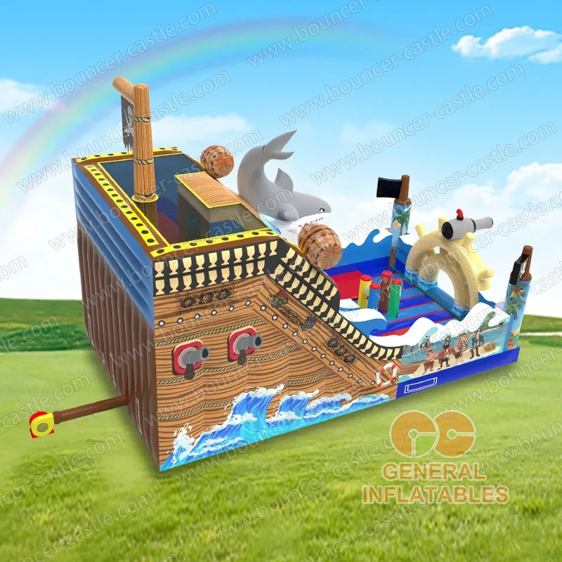 Shark Pirate Ship Slide