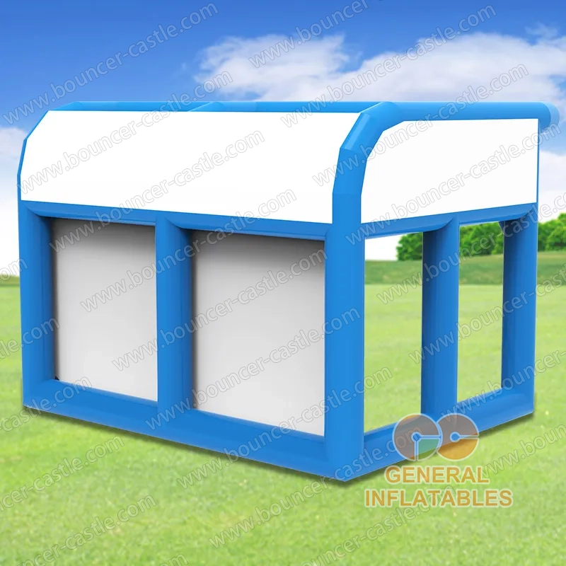 Enclosed advertising tent