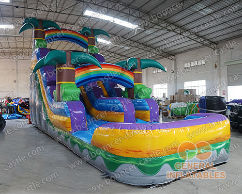    Inflatable water slide