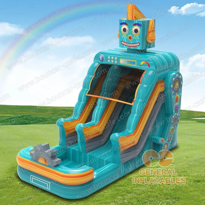 Robot water slide