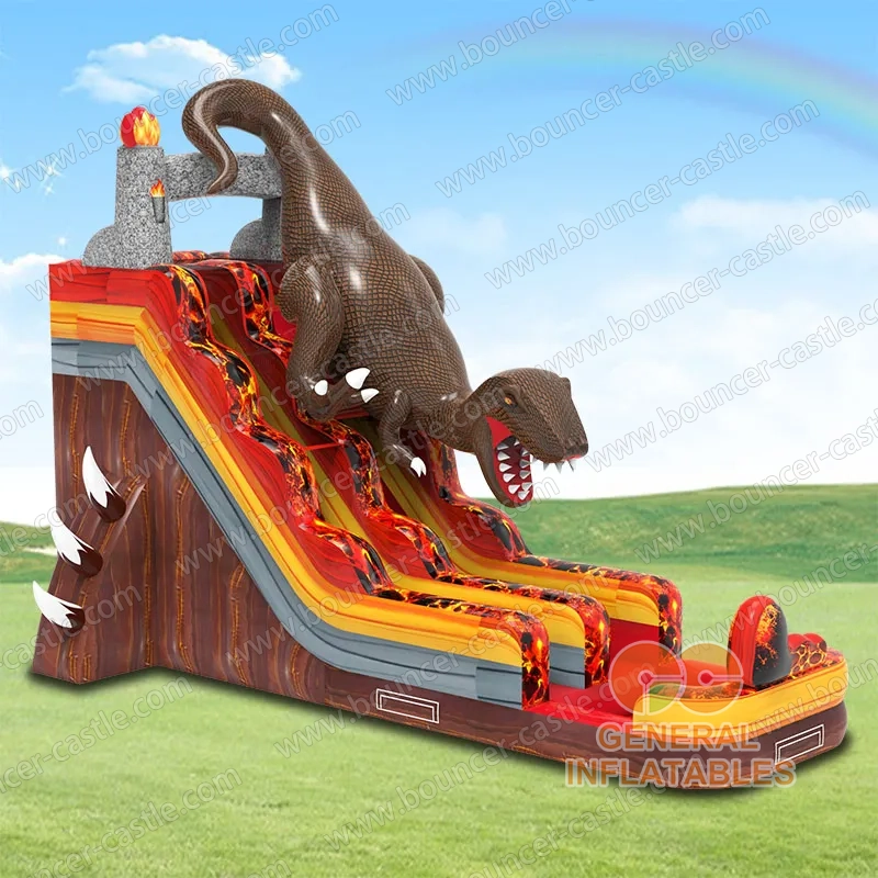 T-rex water slide