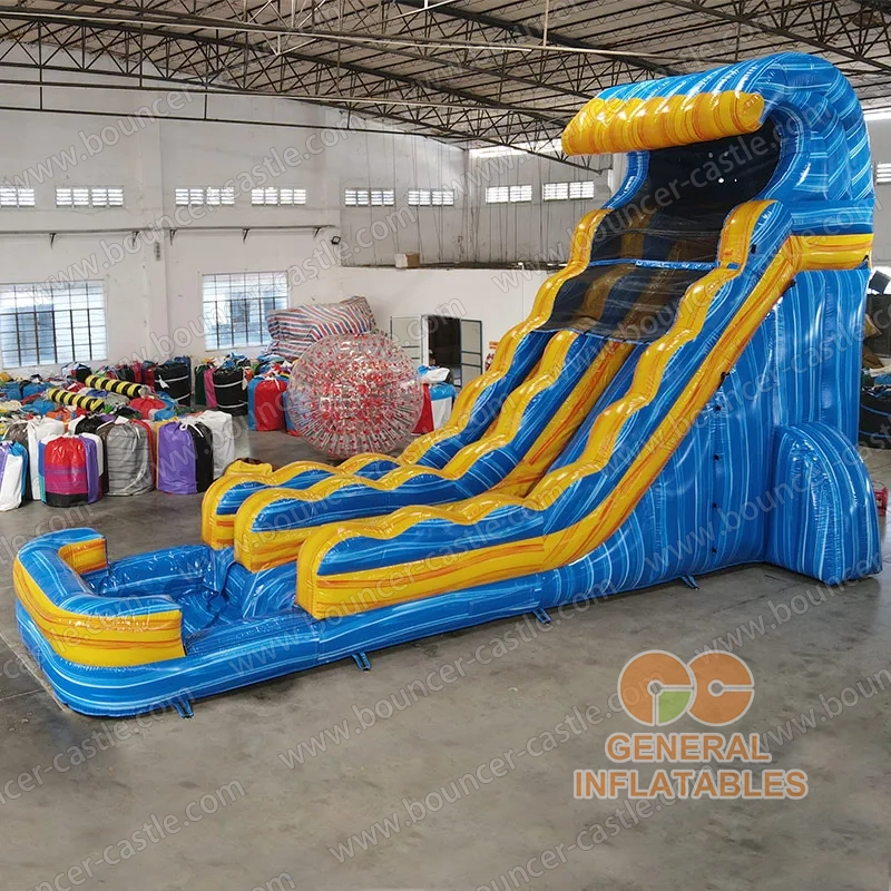 Inflatable water slide