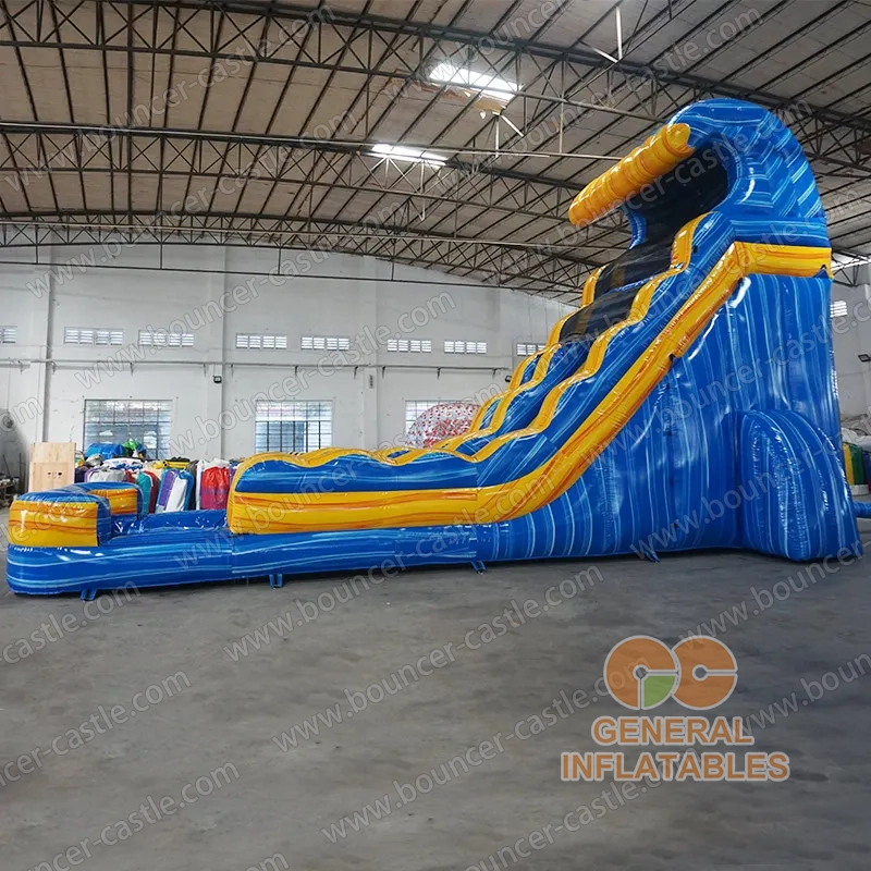 Inflatable water slide