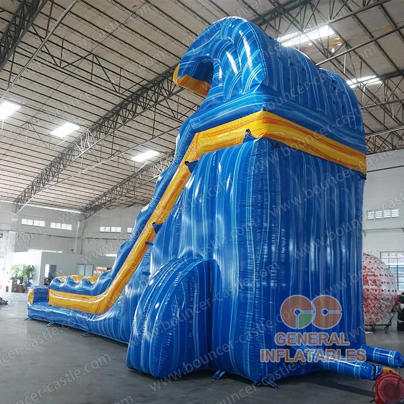 Inflatable water slide