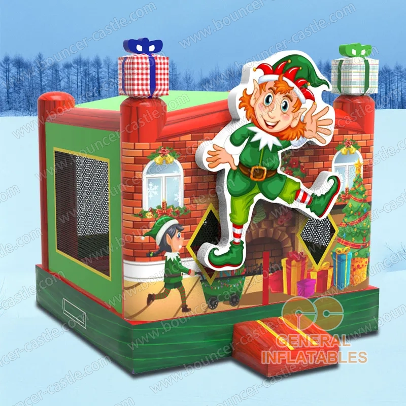 Christmas Elf bounce house